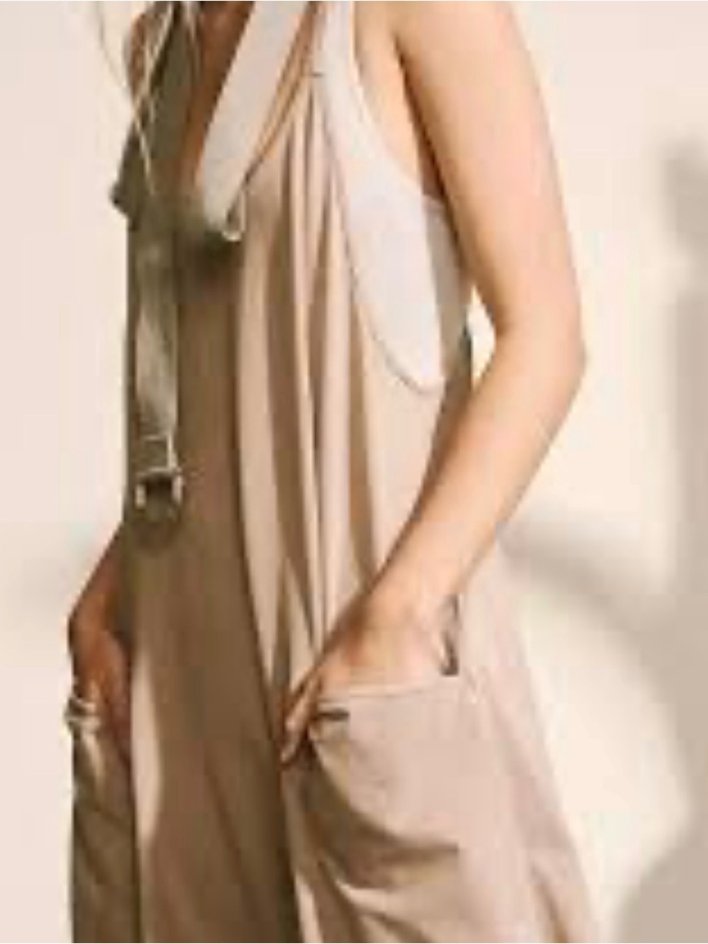 Free People FP Movement Women's Hot Shot Jumpsuit Sage Stone